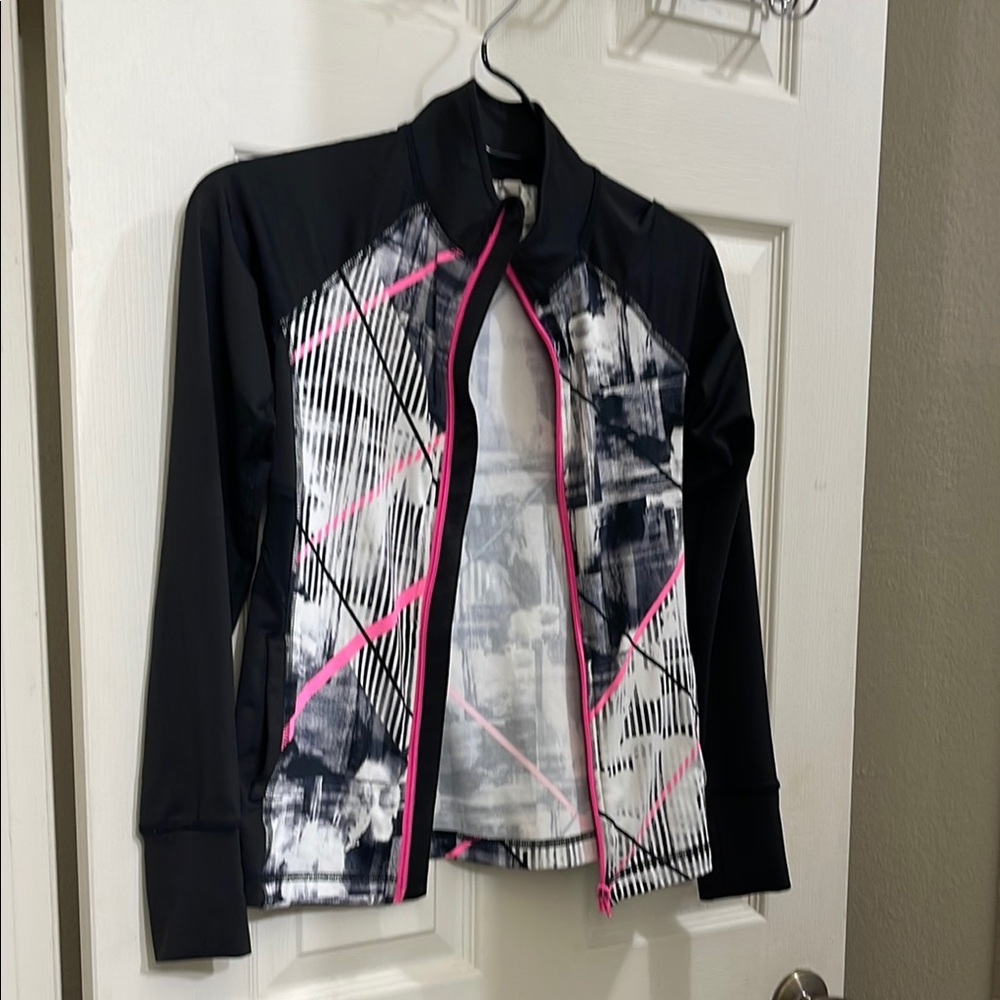 Activewear licra stretch thin jacket, size M